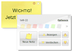 Digitale Haftnotizzettel