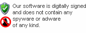 No Spyware. No Adware